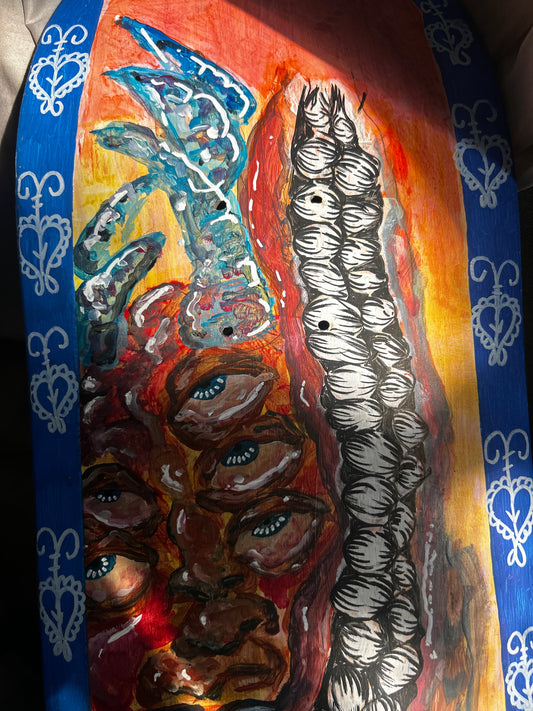 ''The lovers'' (HIS) SKATEBOARD DECK