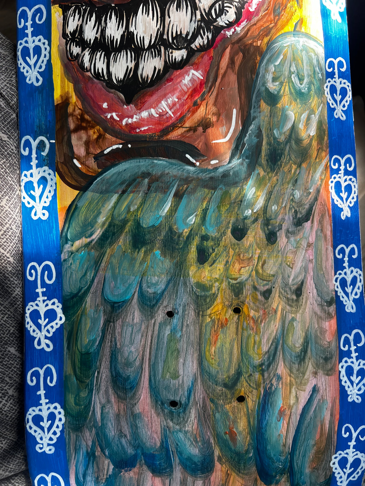 ''The lovers'' (HIS) SKATEBOARD DECK